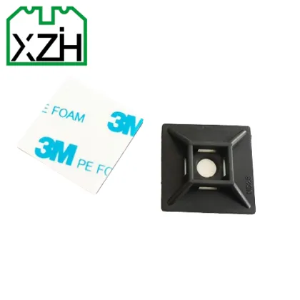 Nylon Cable Tie Mounts - 3M Self-Adhesive Cable Tie Fixing Seat