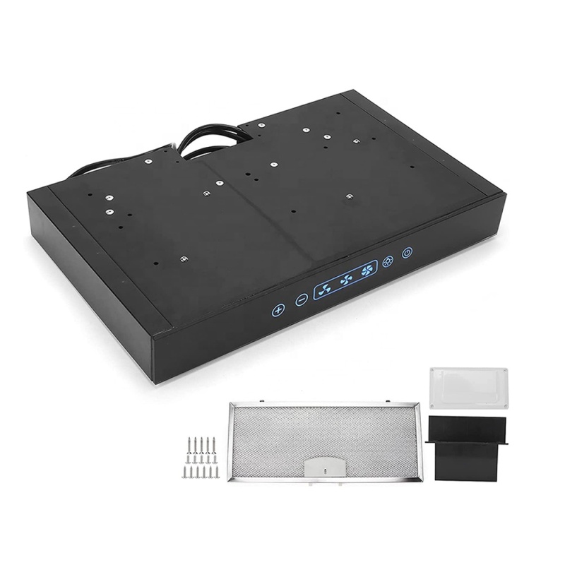 Under Cabinet Range Hood Cooking Range Hood 3 Speed Adjustable with Touchable Screen LED Light for Apartment Kitchen
