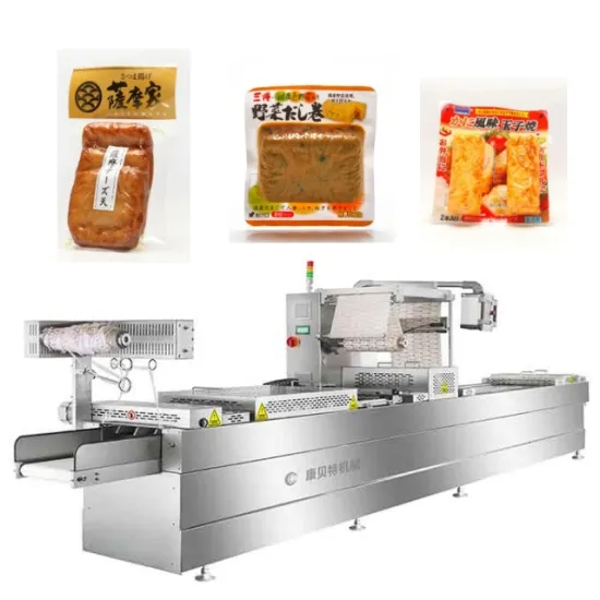 Tamago-yaki Cheese Fish Tofu Seasoning Block Thermoforming Packaging Machine