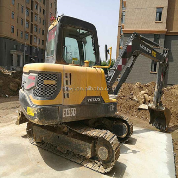 Digunakan Volvo EC55D Mini Excavator Untuk Dijual - Kualiti dan Harga Baik