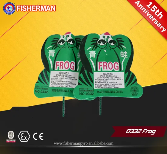0332 frog toy fireworks novelties kids fireworks for wholesale