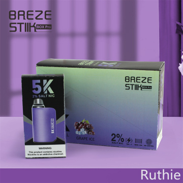 Authentic 2% Breze 5K Disposable Vape