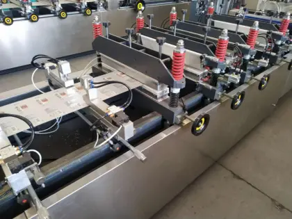 Three side pouch making machinery