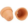 Pots en terre cuite 1 1/2 pouce avec des trous de drainage