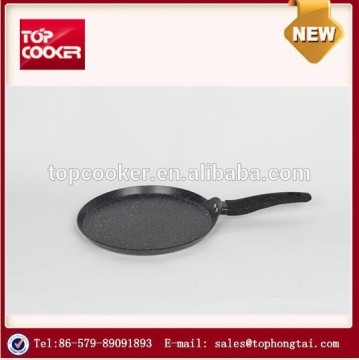 Aluminium press marble coated pancake pan