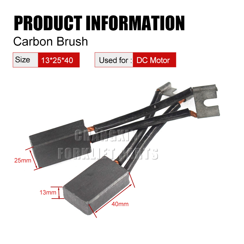 J245-4 Carbon Brush Size 9.1x19.8x26.6 mm for Electric Motor Generator XQ-3-6
