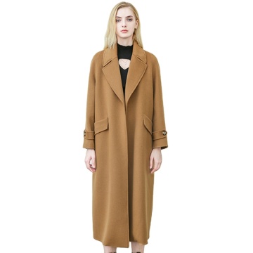 Frauen Fleece über Mantel Herbst Winter Wollmäntel