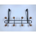 Over The Door Hanger Rack 8 Wood Hooks