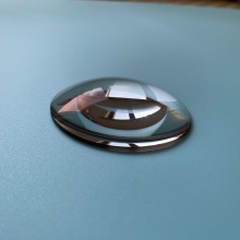 Lente esférica de safira de vidro óptico, lente plano convexa