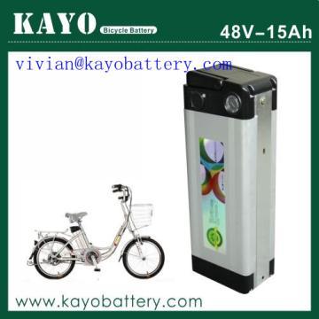 LiFePO4 Electric Bike Battery 48V 15Ah with Charger, PCB and BMS