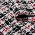 Eleedance Tweed Black Polyester Fabric