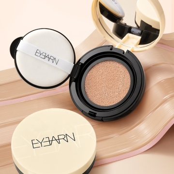 OEM bantalan bantalan makeup dengan puff &amp; cermin untuk cahaya alami dan liputan yang tahan lama