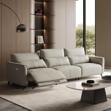 Premium Leather Reclining Sectional Sofa