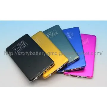 3,500 aluminum metal shell mAh battery charger power bank