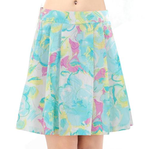 Modedesign Blumenmuster Frauenkleid
