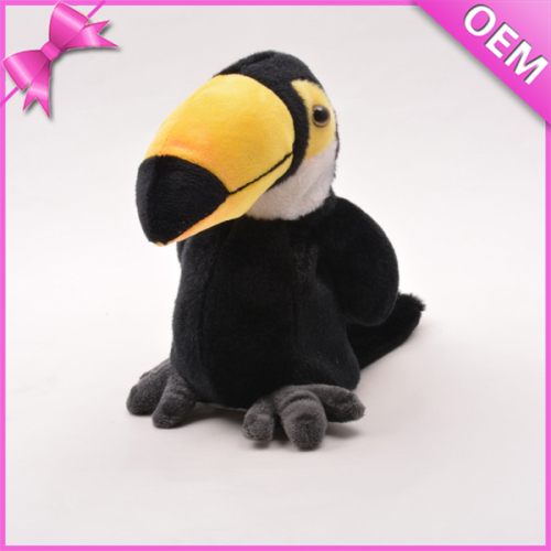 Plush Birds Lovely Talking And Dancing Bird Standing Plush Toucan Bird