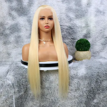 Wholesale 613 BodyWave HD Lace Wigs Human Hair Vendors Virgin Hair Transparent Full Lace Wig Blonde Body Wave Lace Frontal Wig