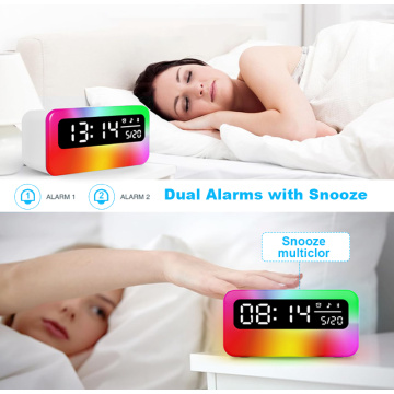 Lampe de chevet d'horloge JSK-L30-Alarm