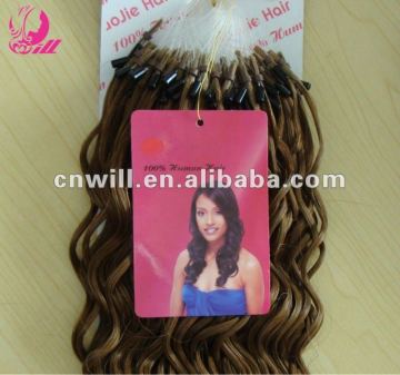 top quality brazilian curly hair extension pre-boned keratin hair extensions with reasonable price