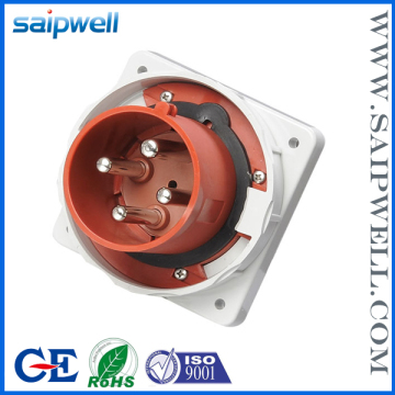 2014 New High Quality Waterproof IP67 400V 125A 6h 4 Pin Industrial Socket and Plug