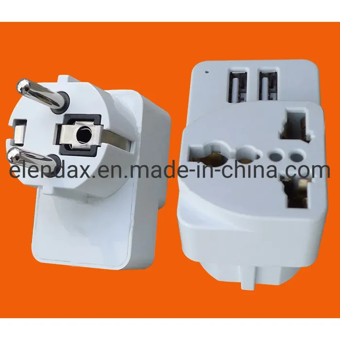 Steker Konversi Universal untuk Eropa (Schuko Plug)
