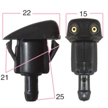 Premium Quality All-Season Steel Windshield Wiper Nozzles with Spray Nozzle