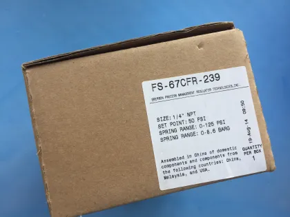 EMERSONFisher Regulator 67CFR 239 Instrument Supply