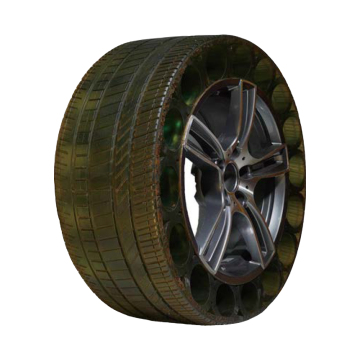 Honeycomb Anti-Puncture Tire 245/50R18 - Front or Rear Mid-Speed Replacement