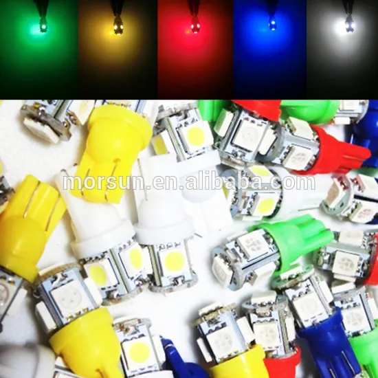 T10 5050 5SMD LED 194 168 W5W Car Wedge light side lamp