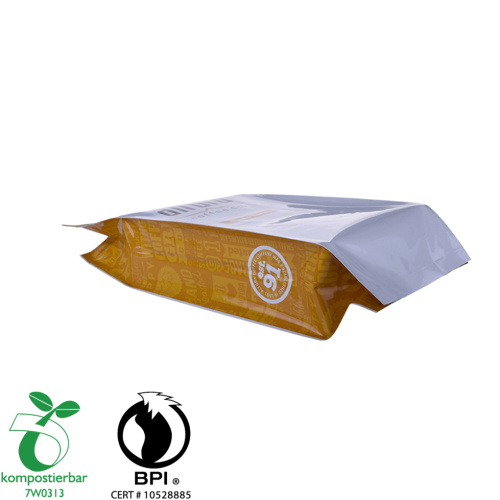 1 kg de bolsa de café laminada biodegradável