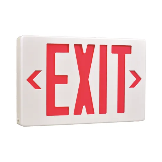 Jiming-Approved Photoluminescent Exit Signs with Red Letters for JEE Series: Bright Safety Solutions