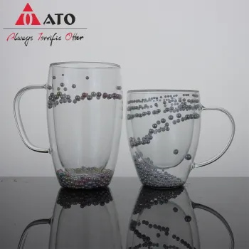Borosilicate Double Wall Glass Tea Coffee Mug Cup