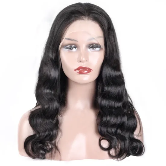 Wholesale Body Wave Transparent Full Lace Front Human Hair Wigs Chinese Hair For Black Women Frontal Wig