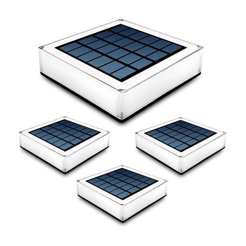 Luz LED de tapas solares con energía solar