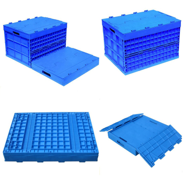 Plastic Foldable Vegetable Display Container Box for Supermarkets