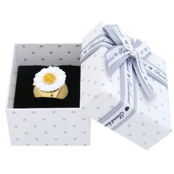 Cajas de cartón baratija rectángulo con 1 / 4C impresión, ideal para varios regalos del embalaje