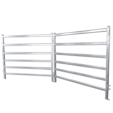 Hot dip galvanized metal horse fence