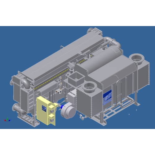 Exhaust gas & jacket water absorption chillers