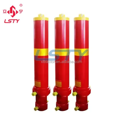 Customized HYVA 50-150 Ton Dump Truck Multi-Stage Lifting Hydraulic Cylinders