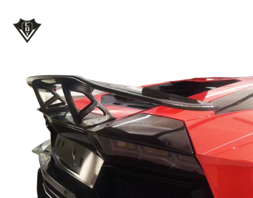LAMBORGHINI LP700 คาร์บอนไฟเบอร์ D-MC สไตล์สปอยเลอร์ปีกหลังสูง