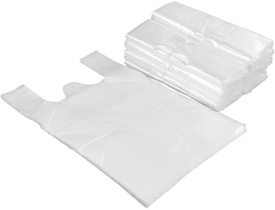 HDPE Clear Waste Plastic Merchandise Bags