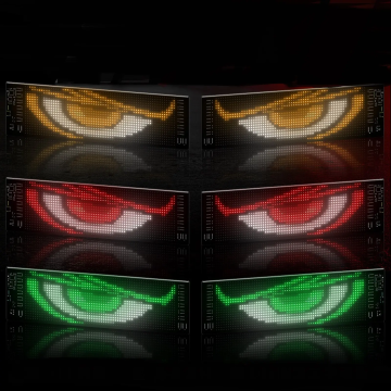 Animated Demon Eyes Display App Control for Trucks