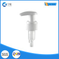 Bomba de loção de plástico transparente com fecho canelado