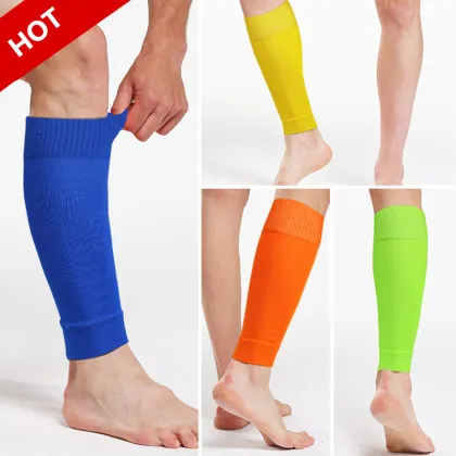 Customized Elastic Shin Guard Socks, Soccer Shin Pad Socks, and Football Shin Guard Stay Sleeves