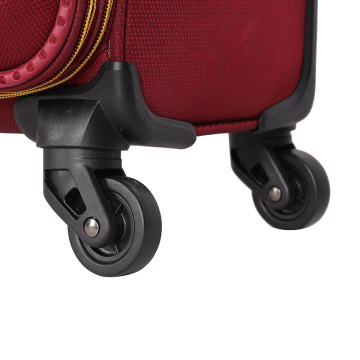 Hot-sale cute travel tow trolley fabric luggage