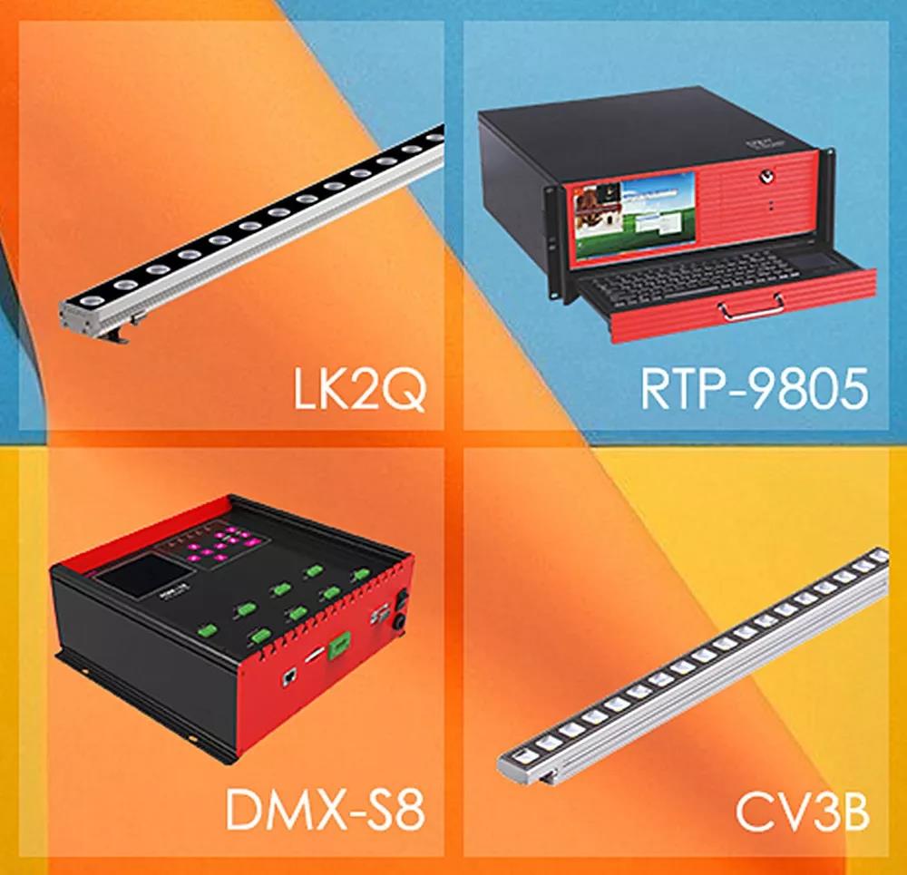 LED Linear Lights Wall Washer  Lighting control system