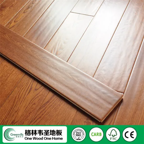 guangzhou factory pre-finished solid hardwood flooring