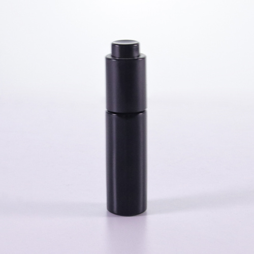 15 ml schwarze Glas -Tropfenflasche mit Pressekappe