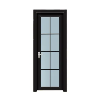 Classic Style Aluminium and Glass Casement Door for Bathroom and Kitchen