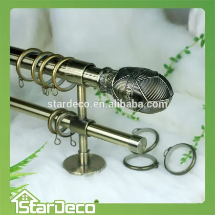 Plating curtain rod finial, metal curtain rod finial